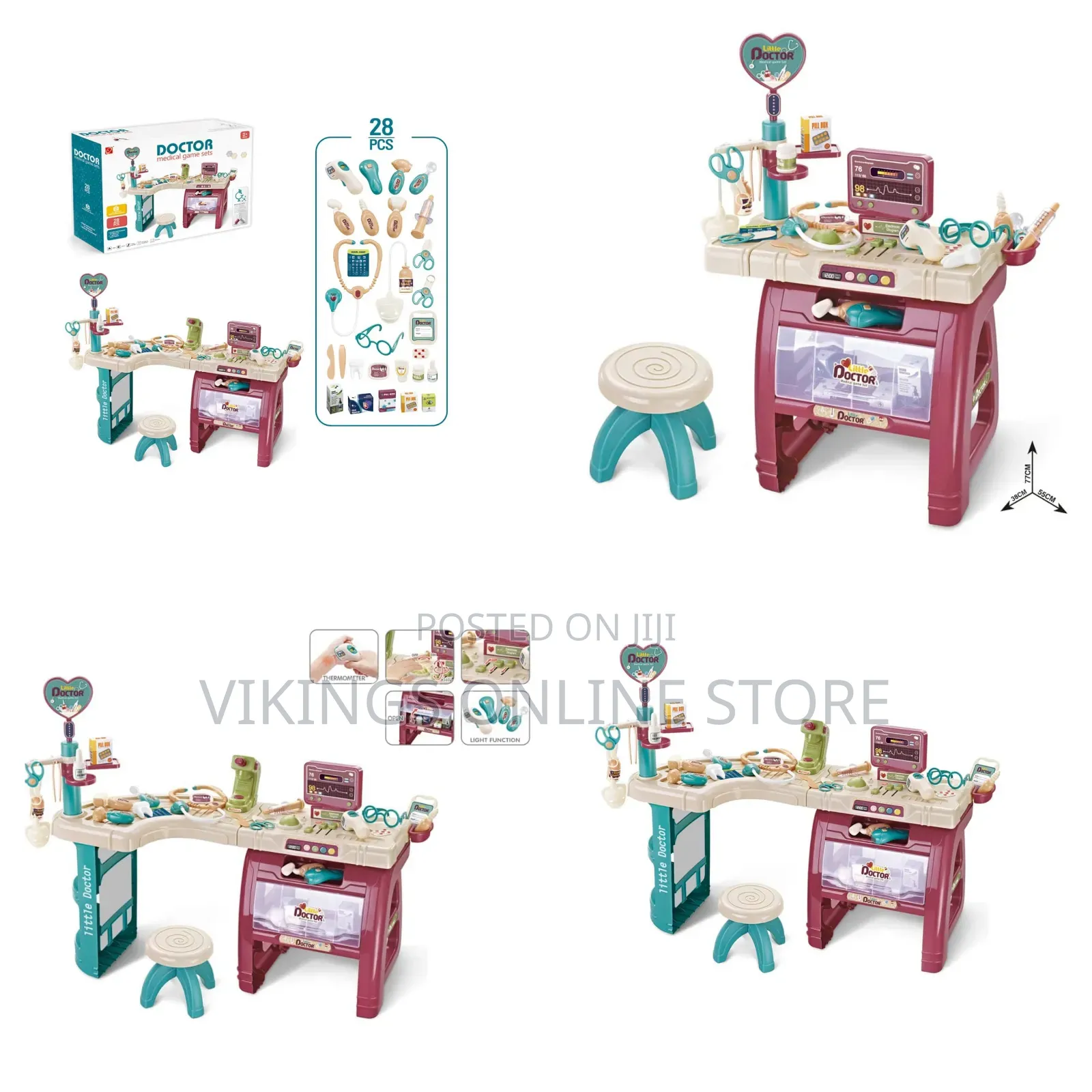 Doctor Medical Game Set Toy for Kids 28pcs Doctor Toy Pretend