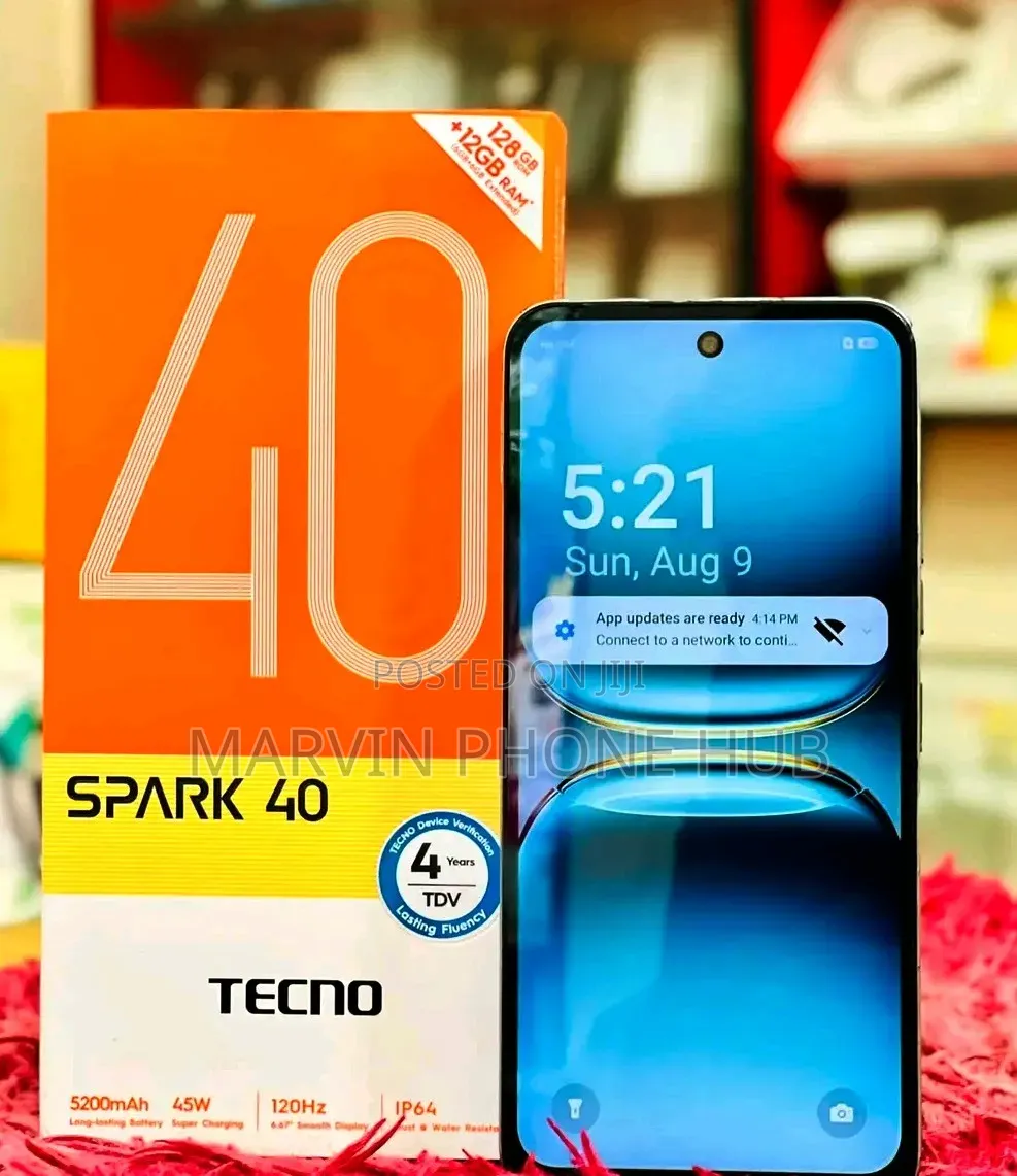 New Tecno Spark 40 256 GB Silver