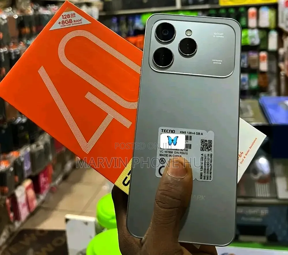 New Tecno Spark 40 256 GB Gray