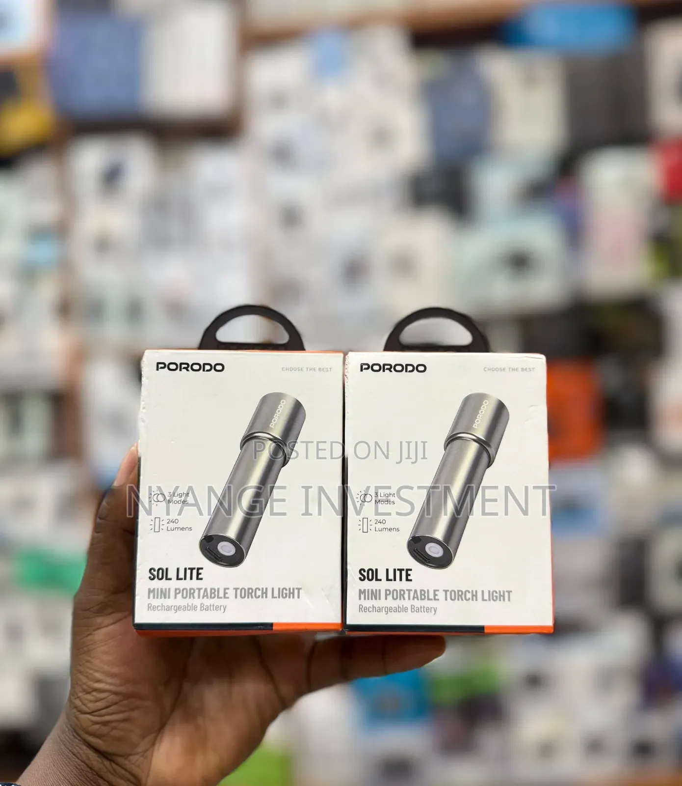 Porodo Sol Lite Mini Portable Torch Light .