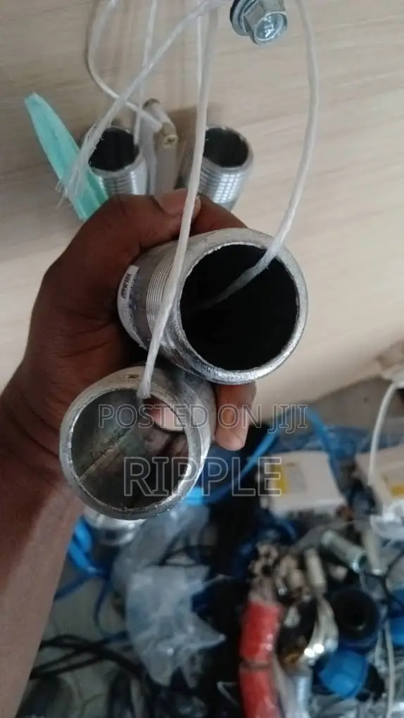 32×100mm Galvanized Steel Pipe Nipple – Threaded Connector