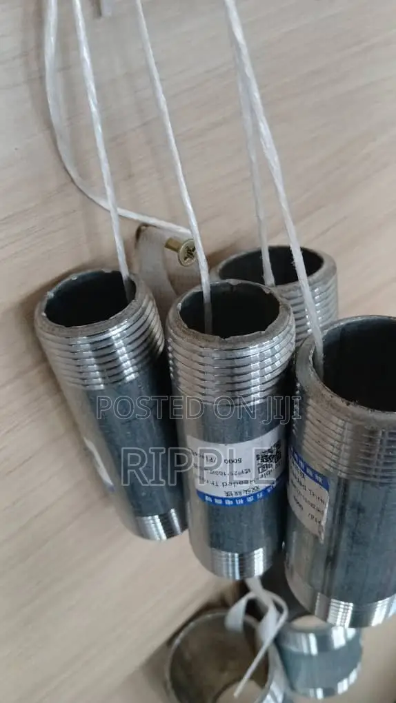 32×100mm Galvanized Steel Pipe Nipple – Threaded Connector