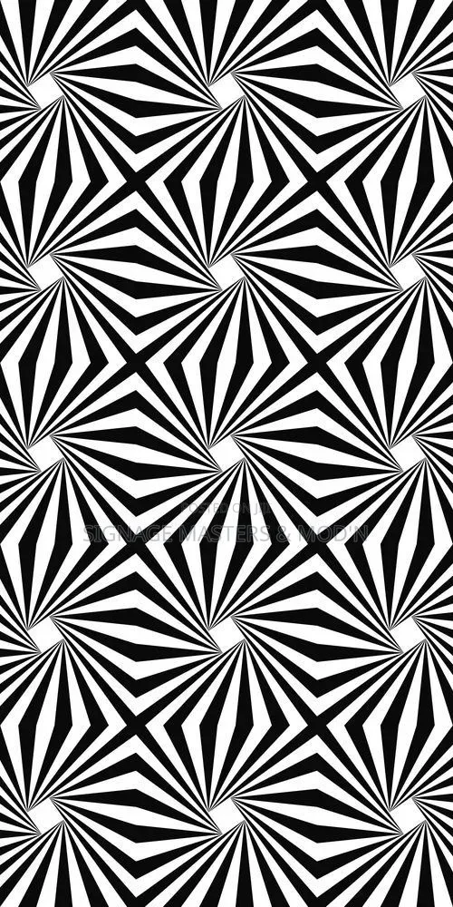 Optical Starburst 3d Decorative Panels