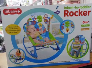 Infant Baby Rocker Swing Blue