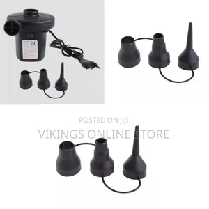 Black Electric Air Pump for Inflatable Bed Airbed