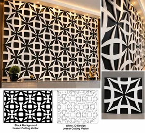 Bold Curved Star Wall Panels
