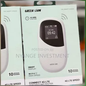 Green Lion Connect 4G LTE Portable MiFi Router .