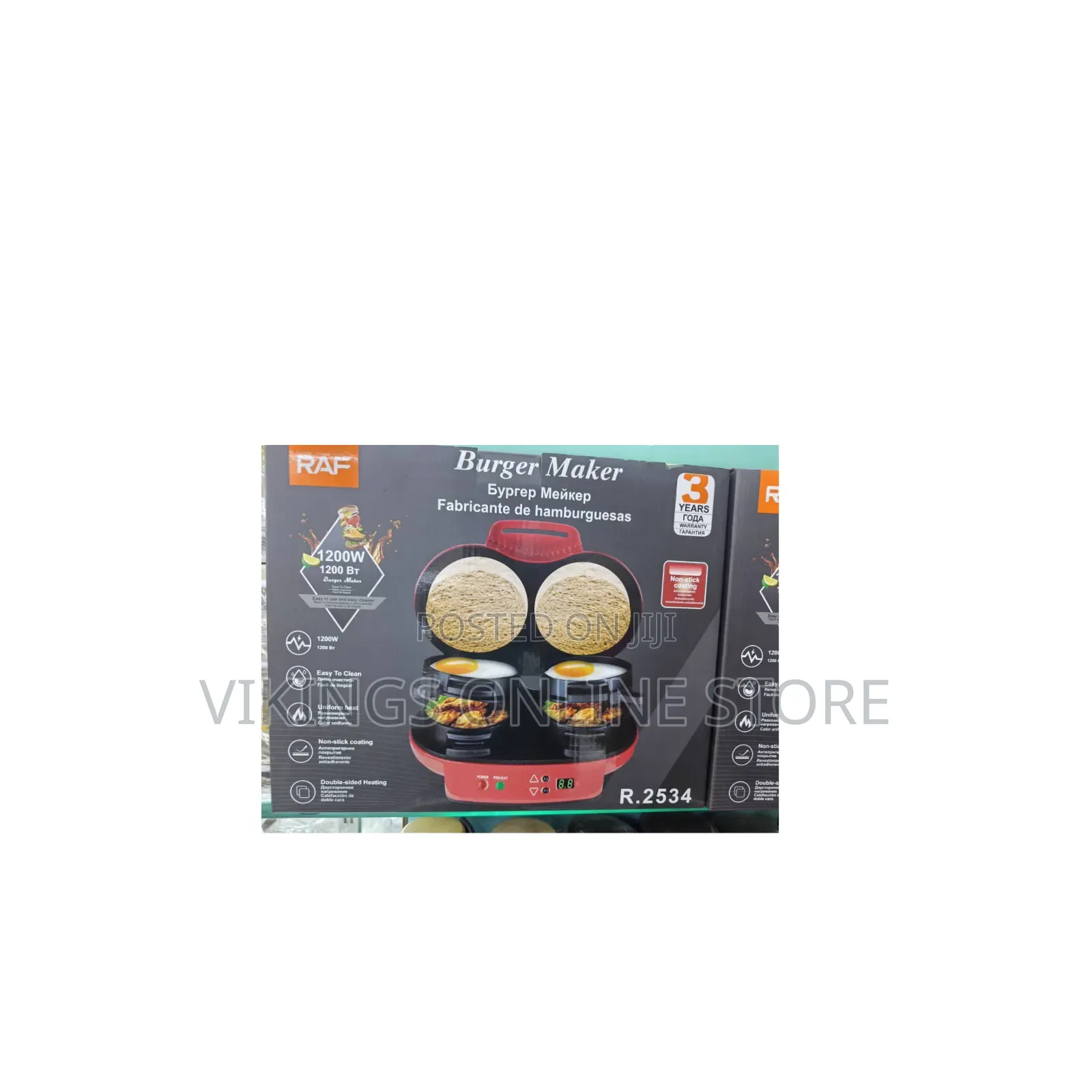 RAF R.2534 Mini Double Burger Maker