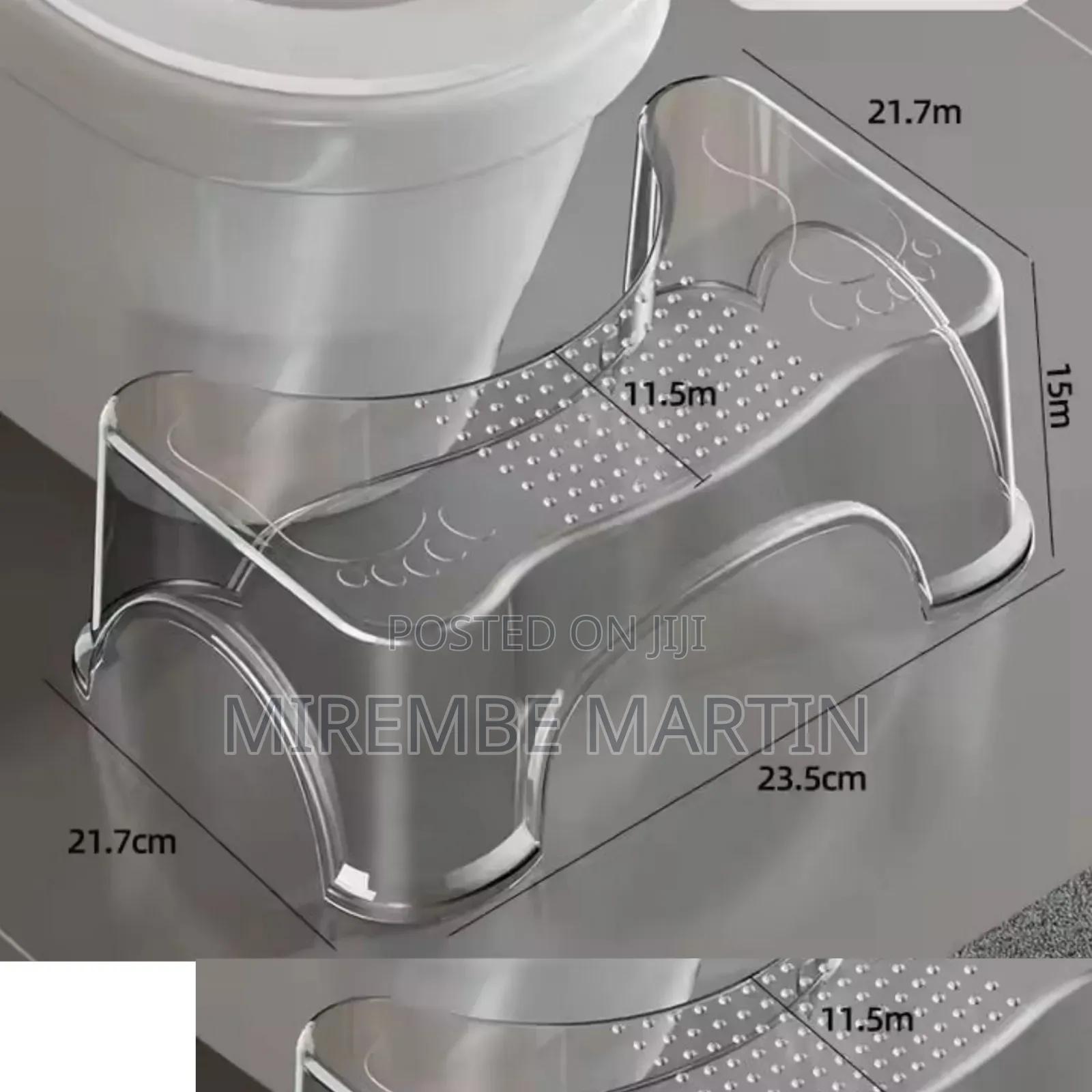 Transparent Plastic Toilet Seat