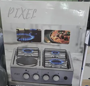 Pixel 3 Gas +1 Electric Table Top Cooker – Auto Ignition (50×50)cm