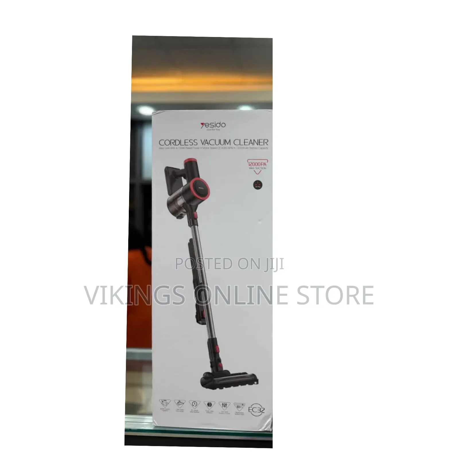 Yesido EC32 Handheld Wireless Vacuum Cleaner 12000Pa Suction