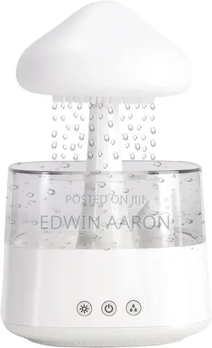 Bluetooth Speaker Rain Cloud Humidifier With a Mushroom-Shaped Lamp