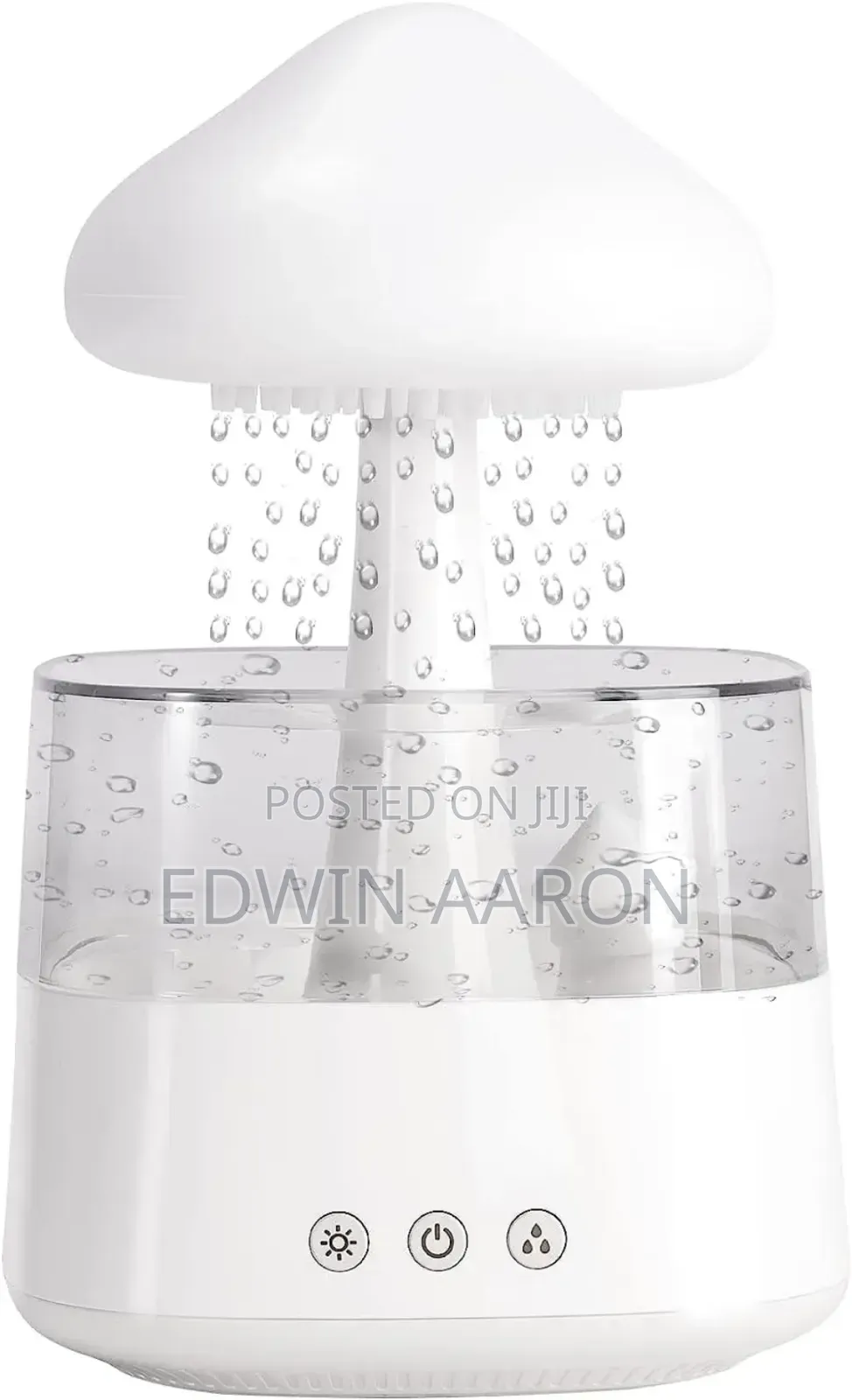 Bluetooth Speaker Rain Cloud Humidifier With a Mushroom-Shaped Lamp