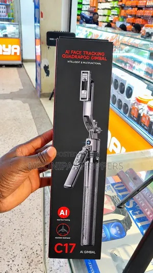 C17 Intelligent AI Face Tracking Tripod 360 Rotation With Stand