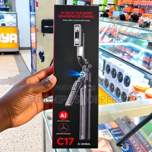 C17 Intelligent AI Face Tracking Tripod 360 Rotation With Stand