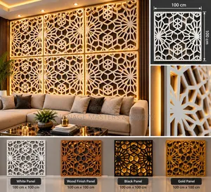 Intricate Star Decorative Wall Panels