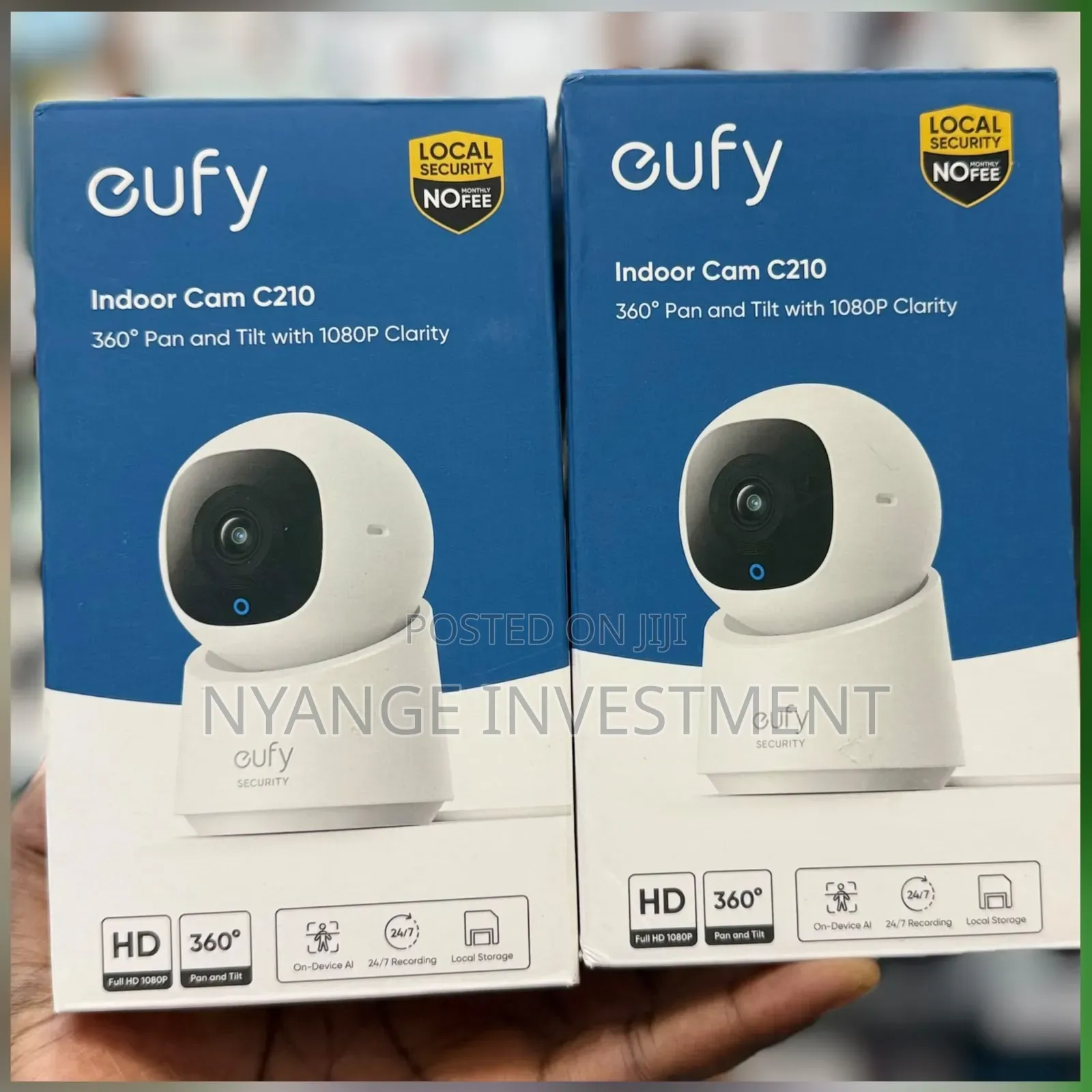 Eufy Indoor Cam C210 Plug-in Smart Home Security Camera With 360°