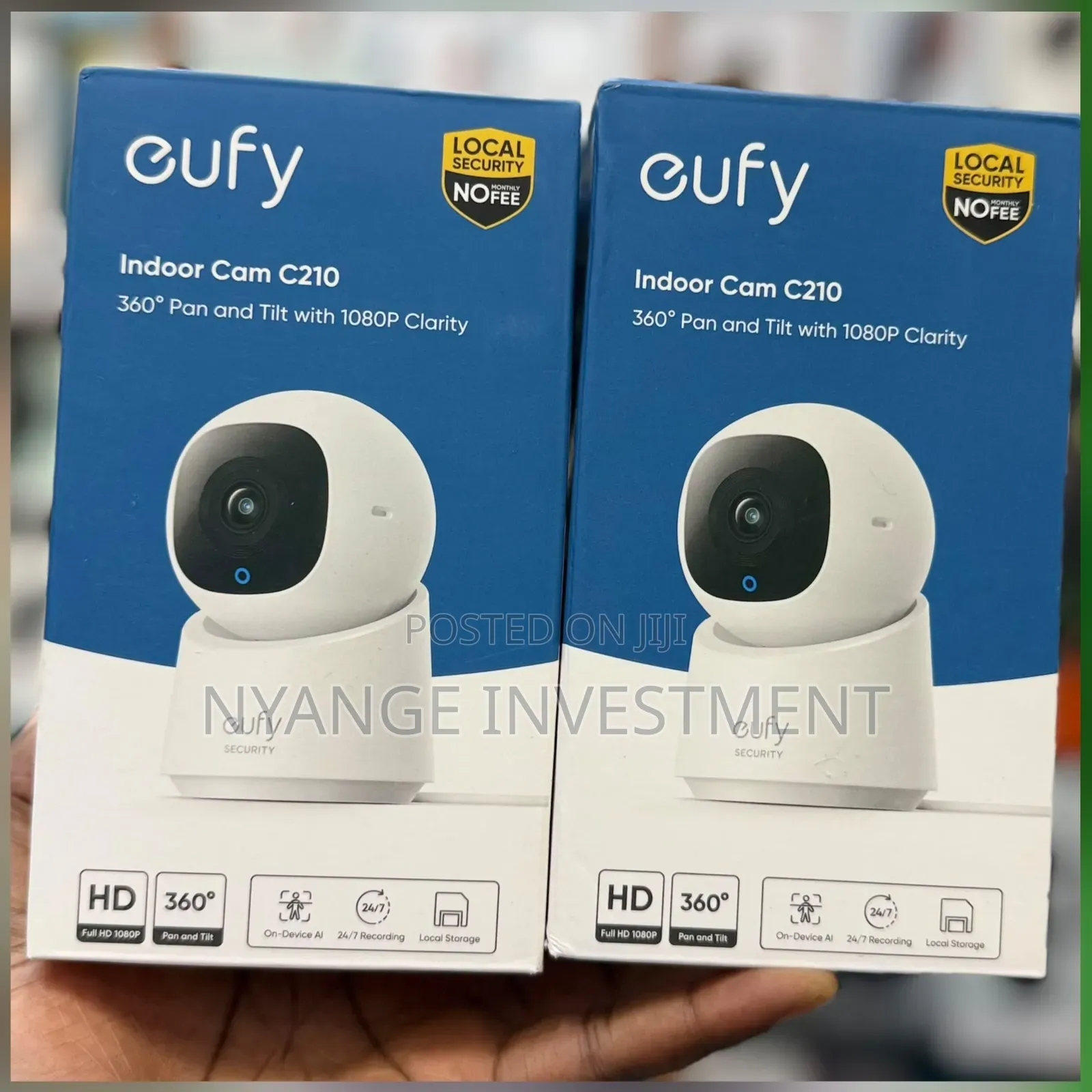 Eufy Indoor Cam C210 Plug-in Smart Home Security Camera With 360°
