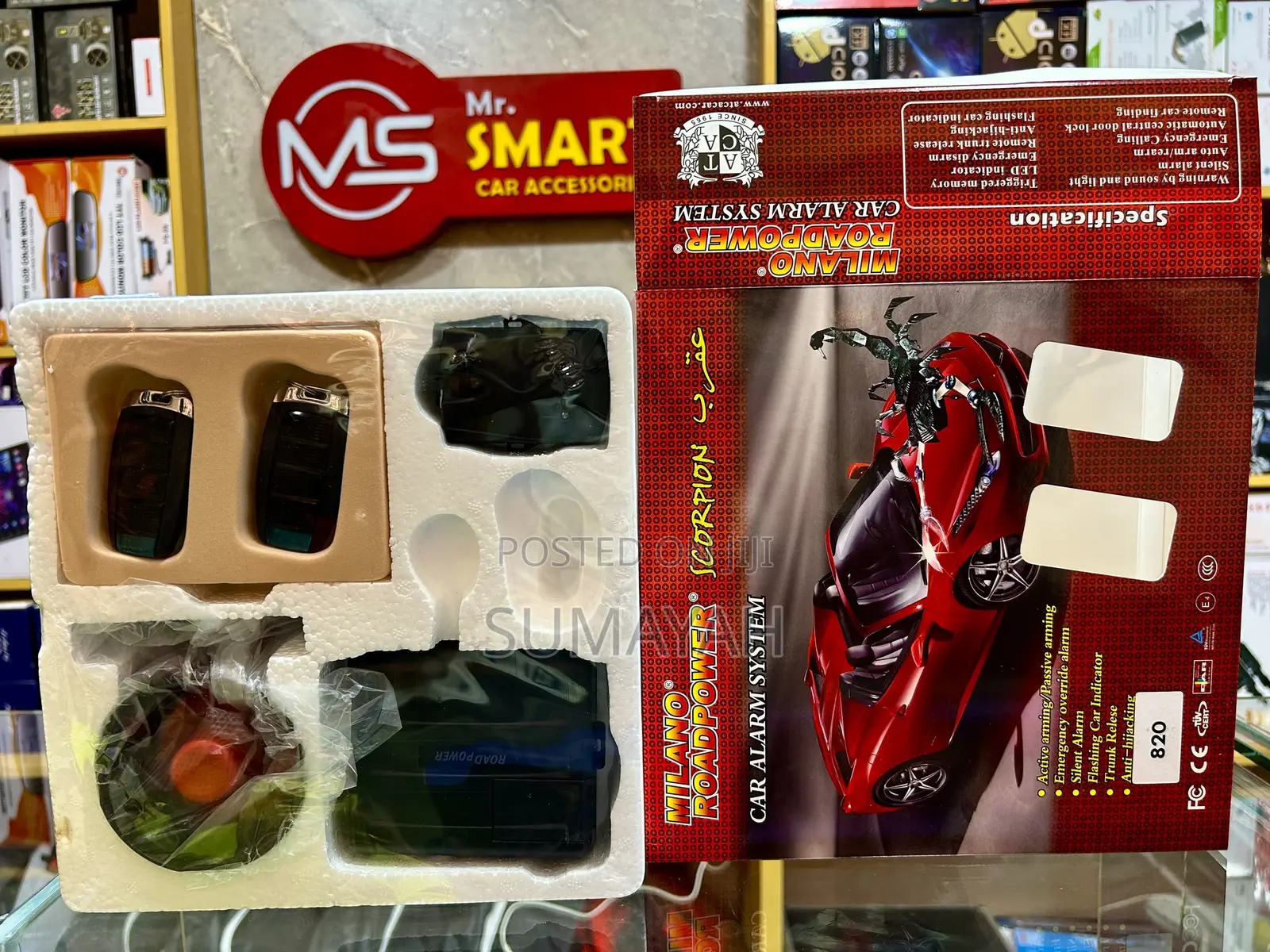 Seat Covers , Alarm , GPS ,5 in 1 Charger , 