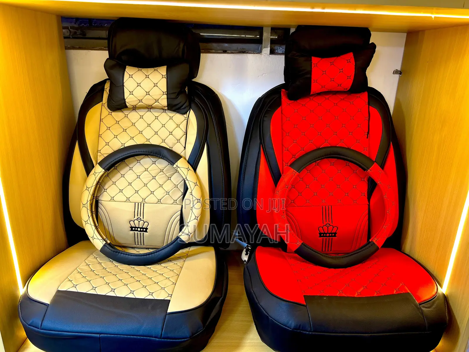Seat Covers , Alarm , GPS ,5 in 1 Charger , 