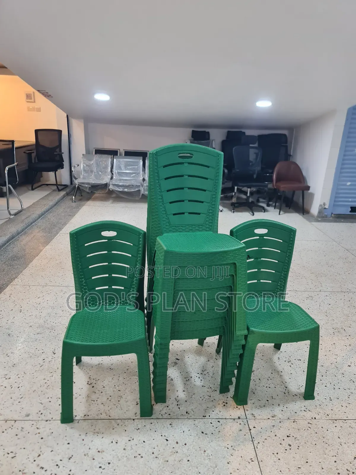 BG-613 Full Plastic Armless Plastic Chairs