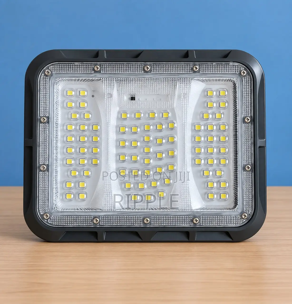 100W Solar Flood Light With Panel Remote – Outdoor Security Light
