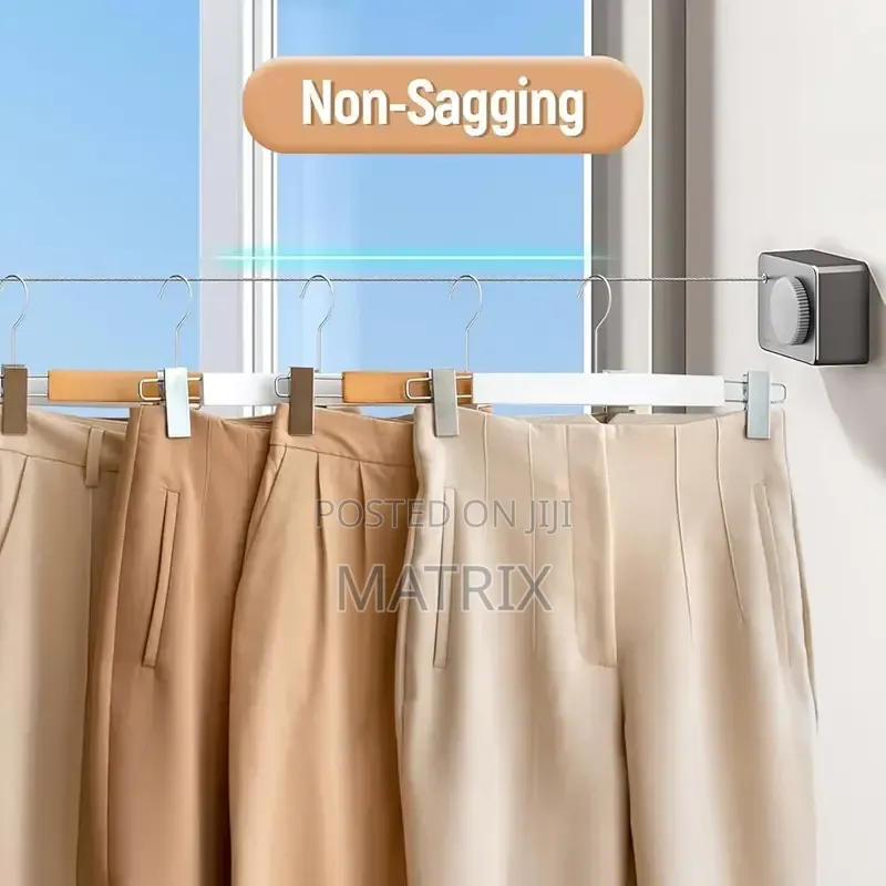 Retractable Clothesline Portable Laundry Drying Line