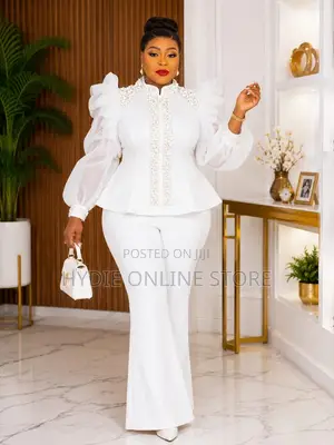 Stoneless Elegant Stylish Net Suit Two Piece