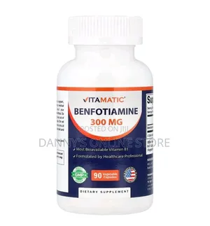 Benfotiamine, 300 Mg, 90 Vegetable Capsules.