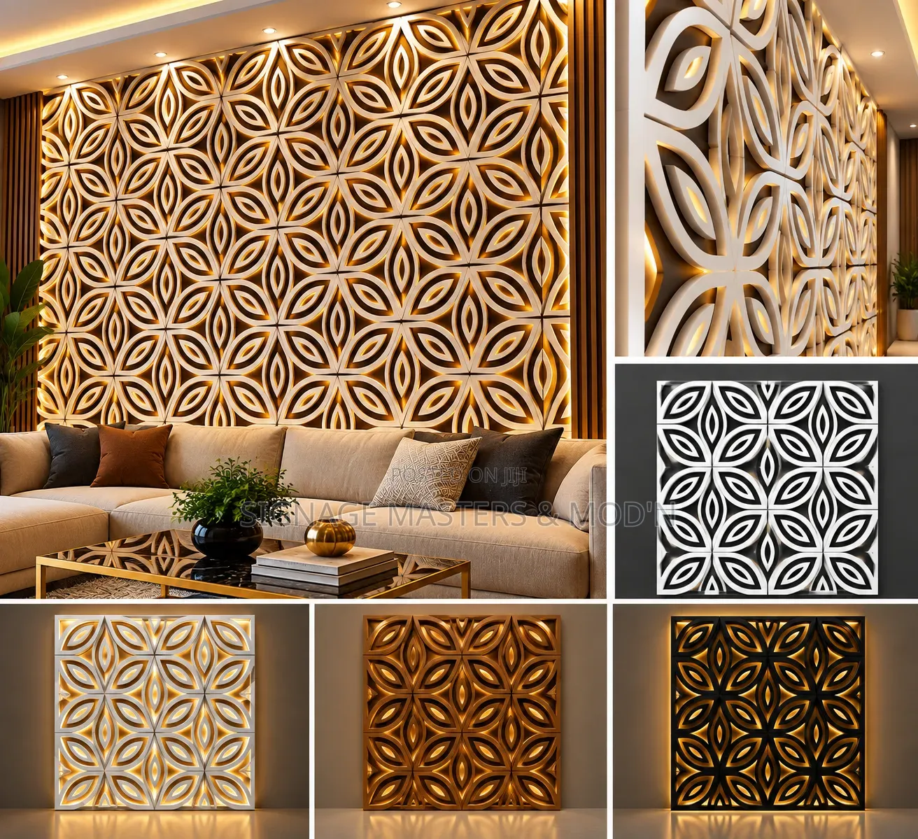 Petal Floral Decorative Wall Panels