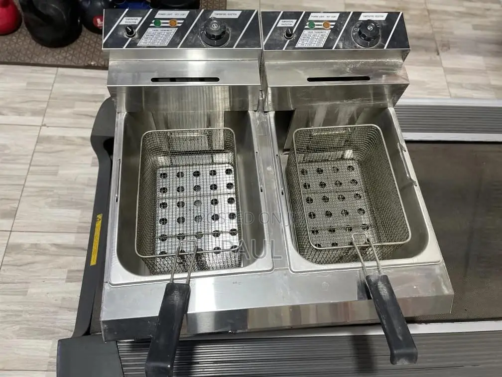 Commercial Electric Double Deepfryer