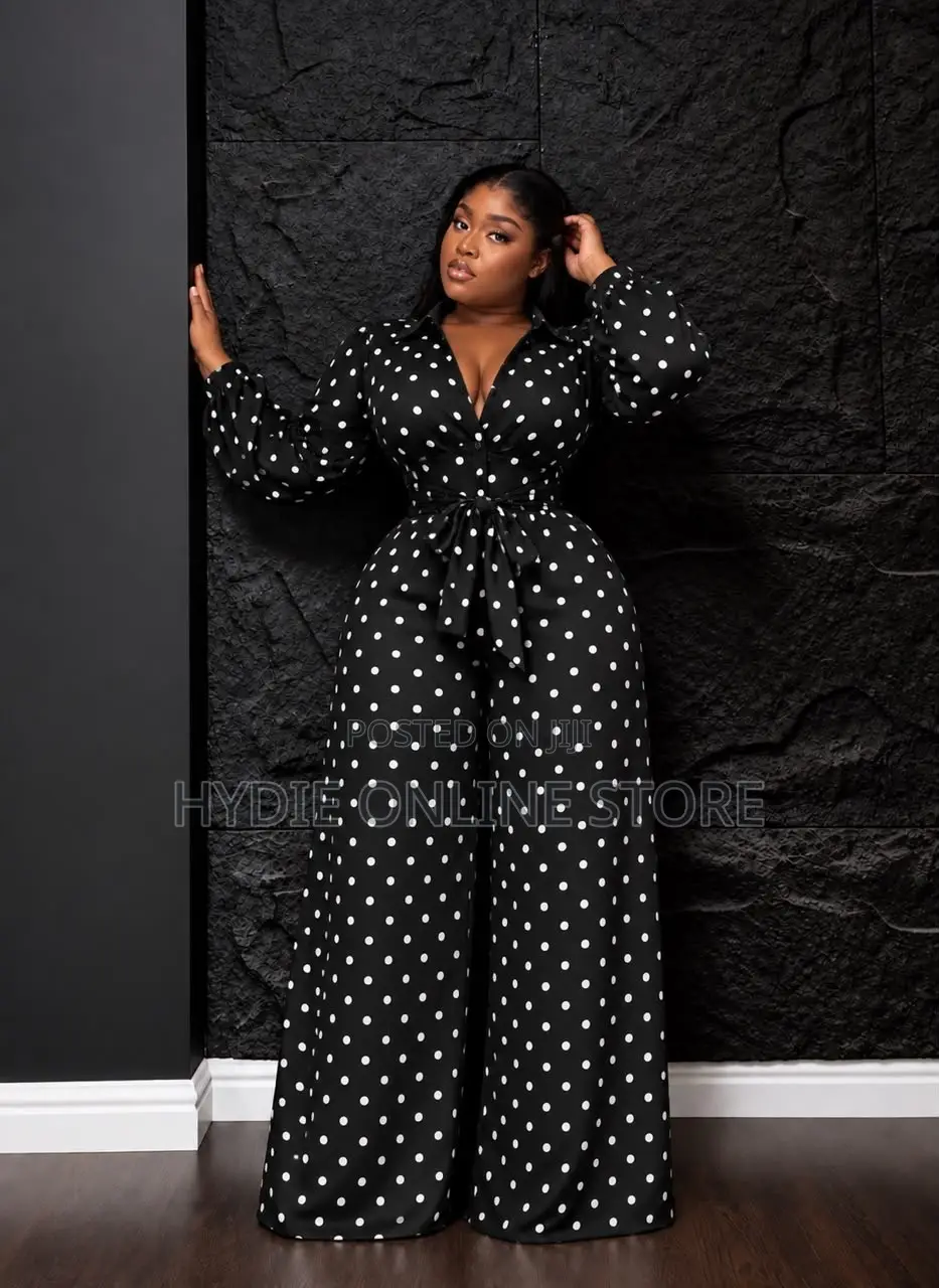 Style in With Dot Baggie Jumpsuit
