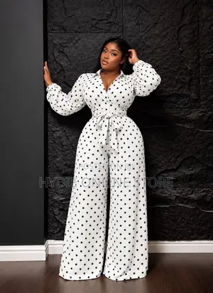 Style in With Dot Baggie Jumpsuit