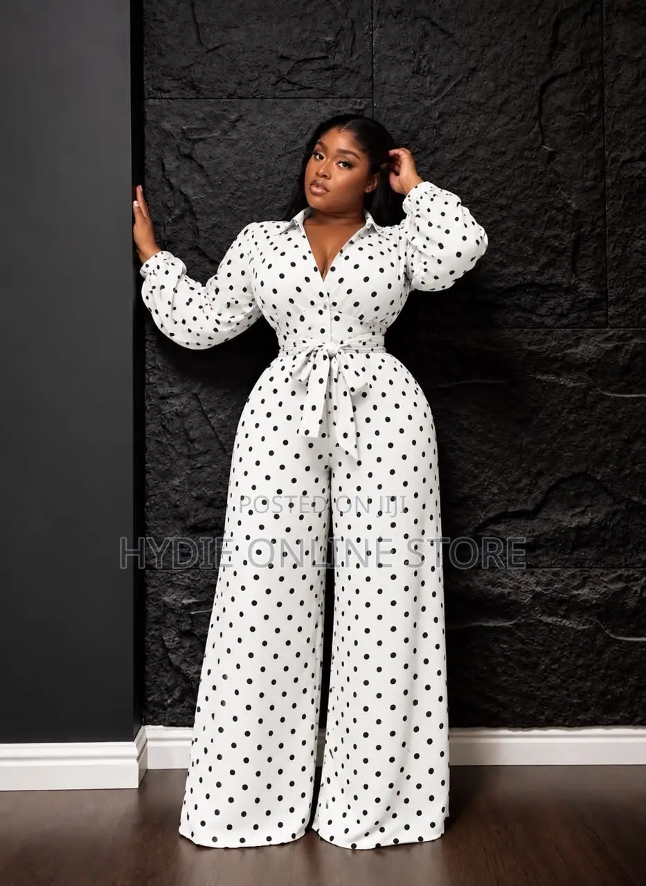 Style in With Dot Baggie Jumpsuit