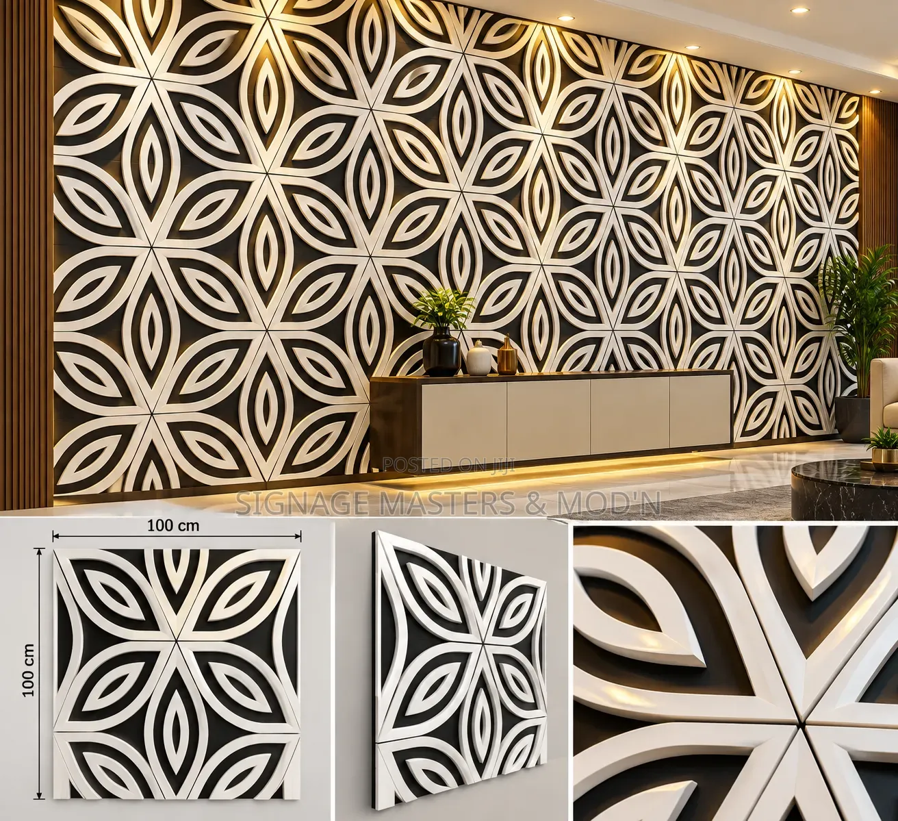 Petal Floral Decorative Wall Panels