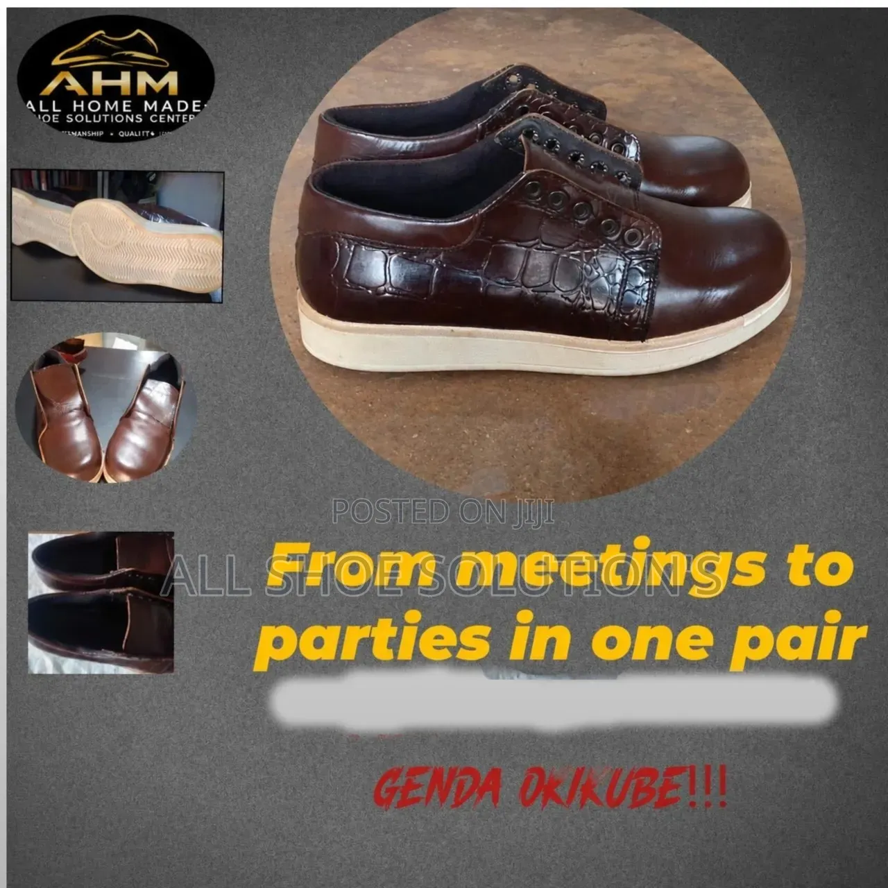 Ugandan Made Shoes for Parties and Any Event