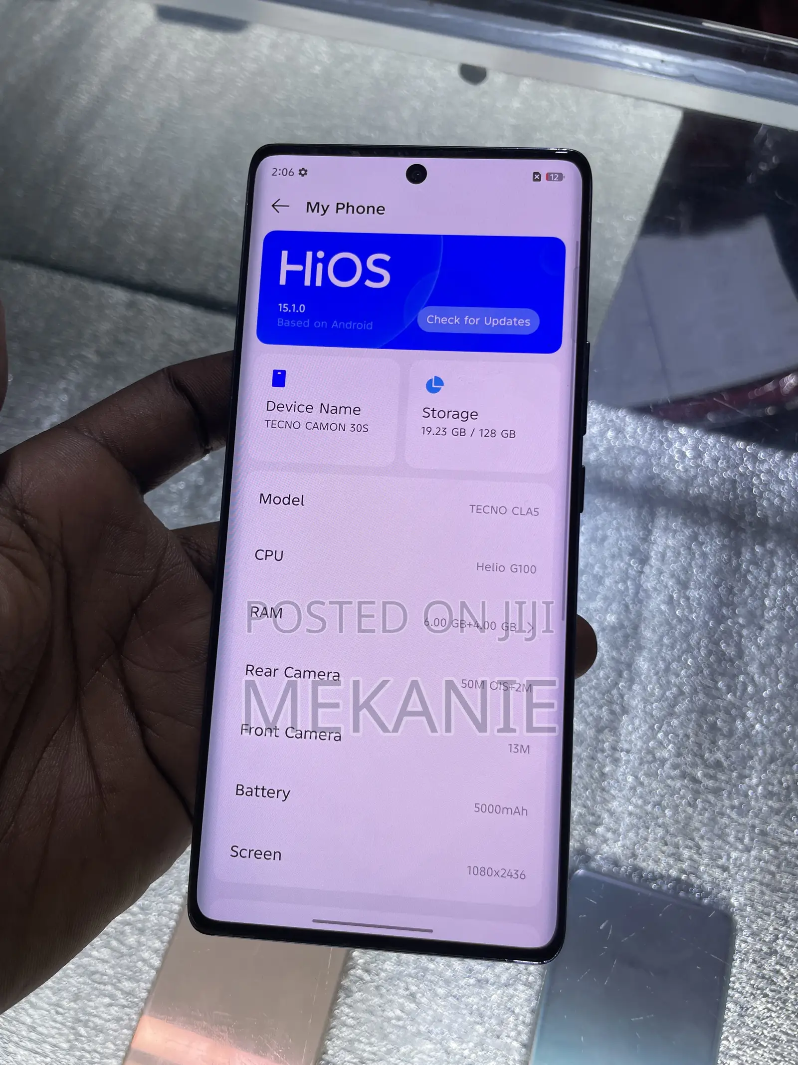 Tecno Camon 30S 128 GB Black