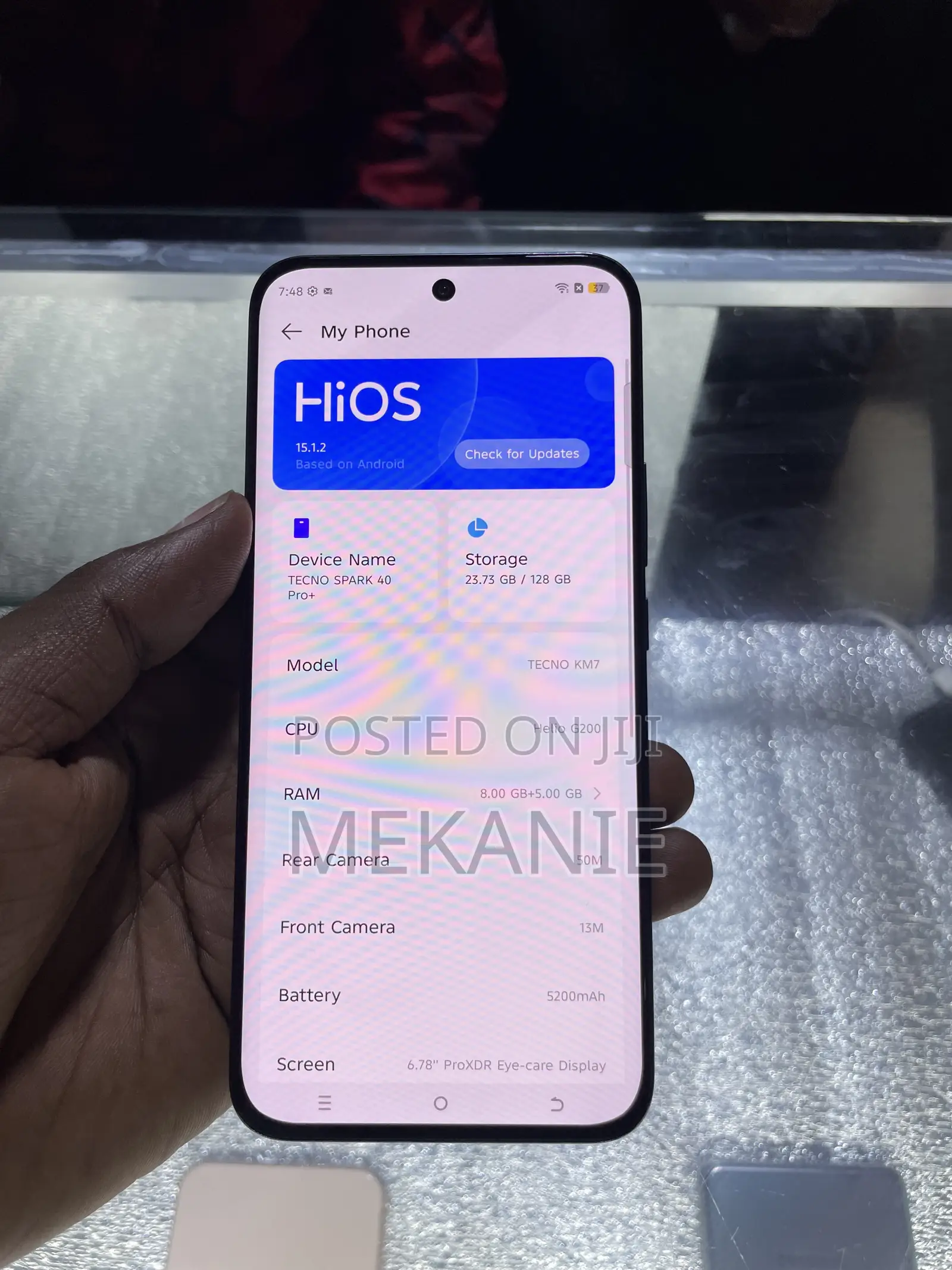 Tecno Spark 40 Pro+ 128 GB Blue