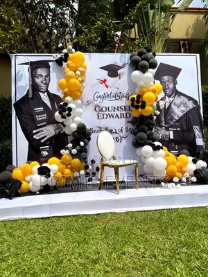Graduation Decor Set Up