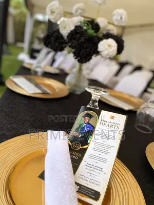 Graduation Decor Set Up