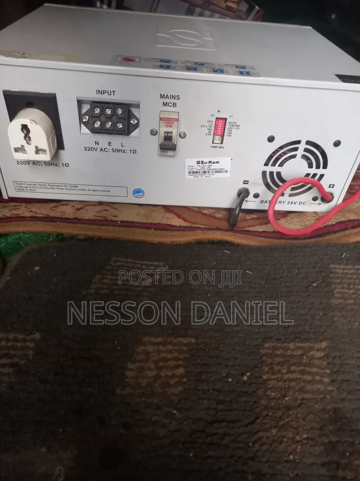 Su Kam Inverter 220V, 1600VA
