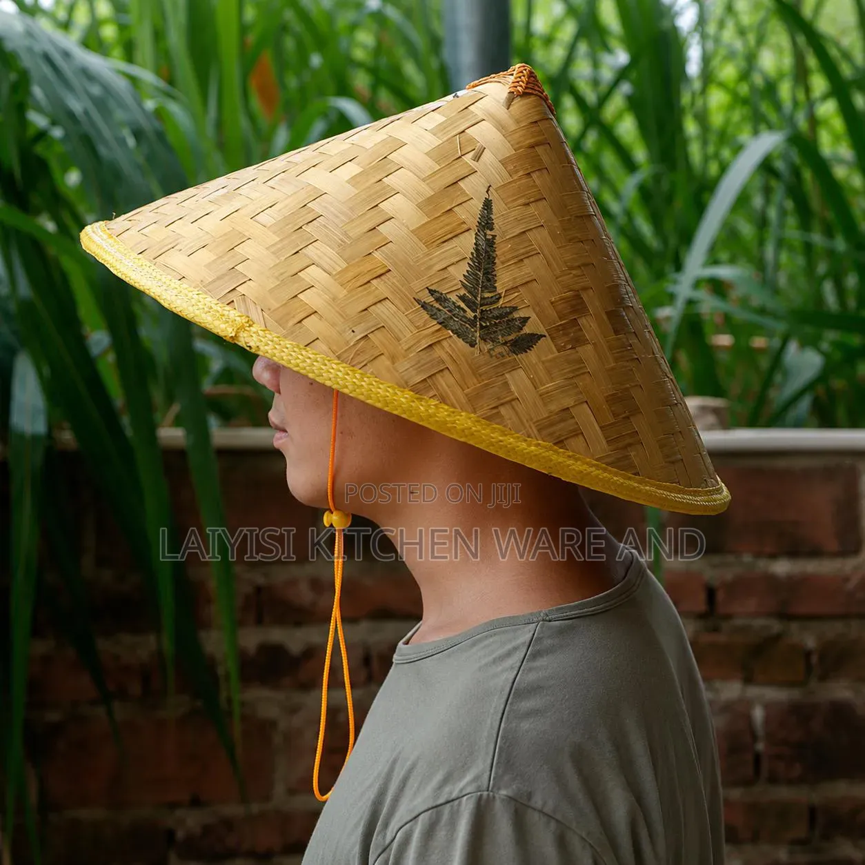 Bamboo Woven Vietnamese Hats for Kids Adults - Chinese Weave Cap