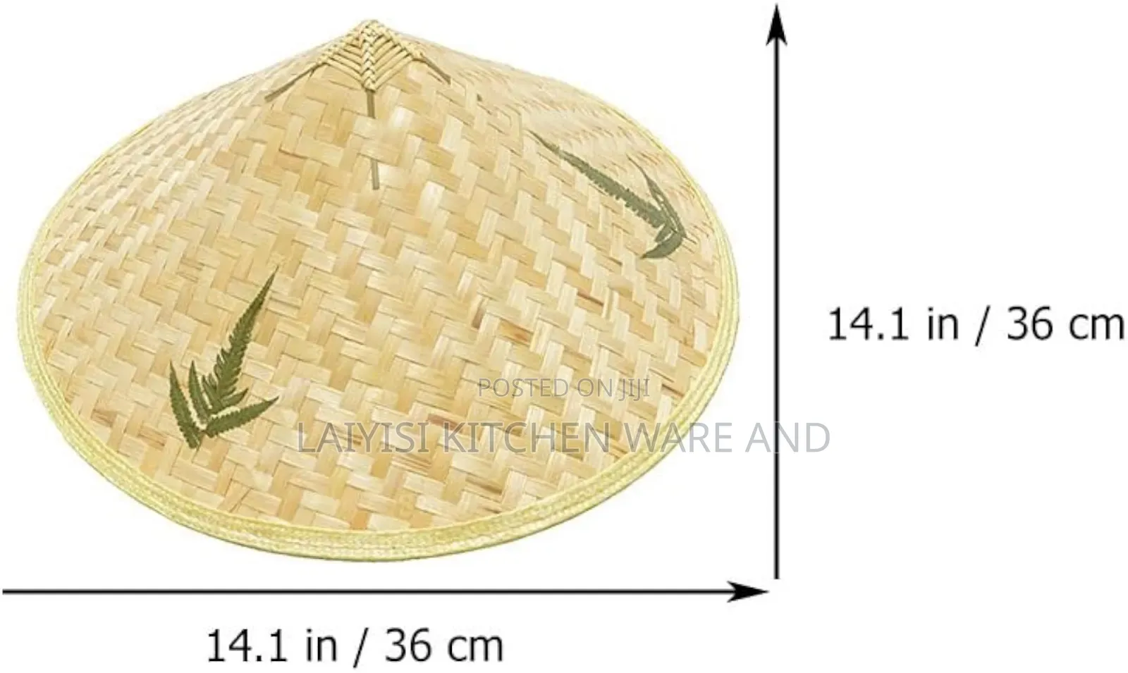 Bamboo Woven Vietnamese Hats for Kids Adults - Chinese Weave Cap