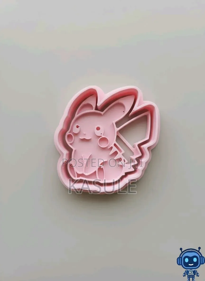 Pokémon Set – 3D Cookie and Playdough Cutters