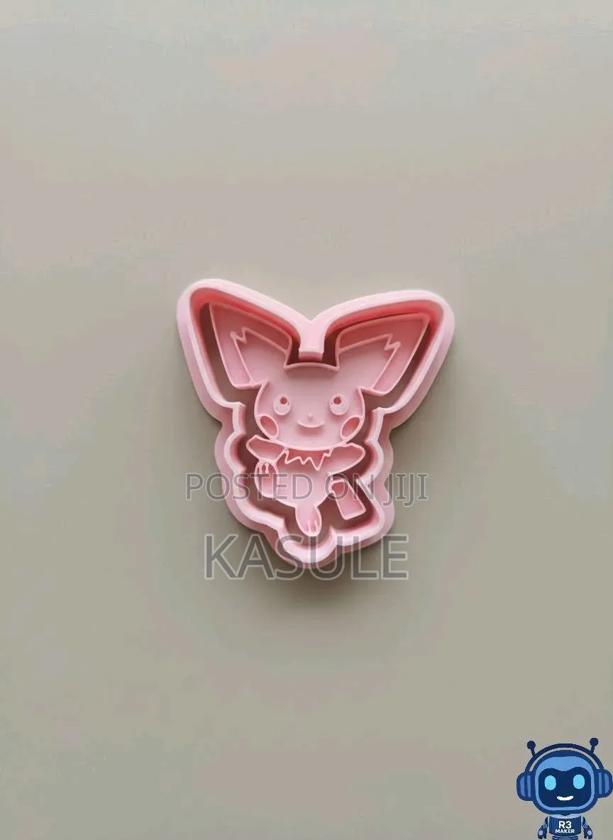 Pokémon Set – 3D Cookie and Playdough Cutters