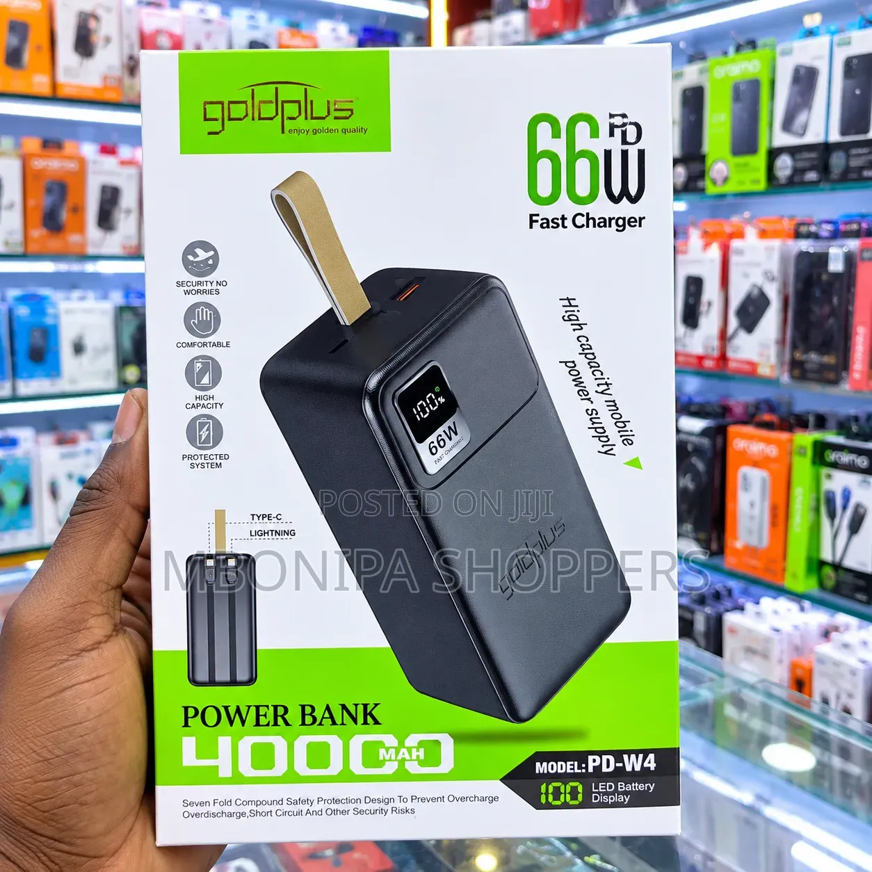 40000MAh 66W PD Super Fast Charging Power Banks