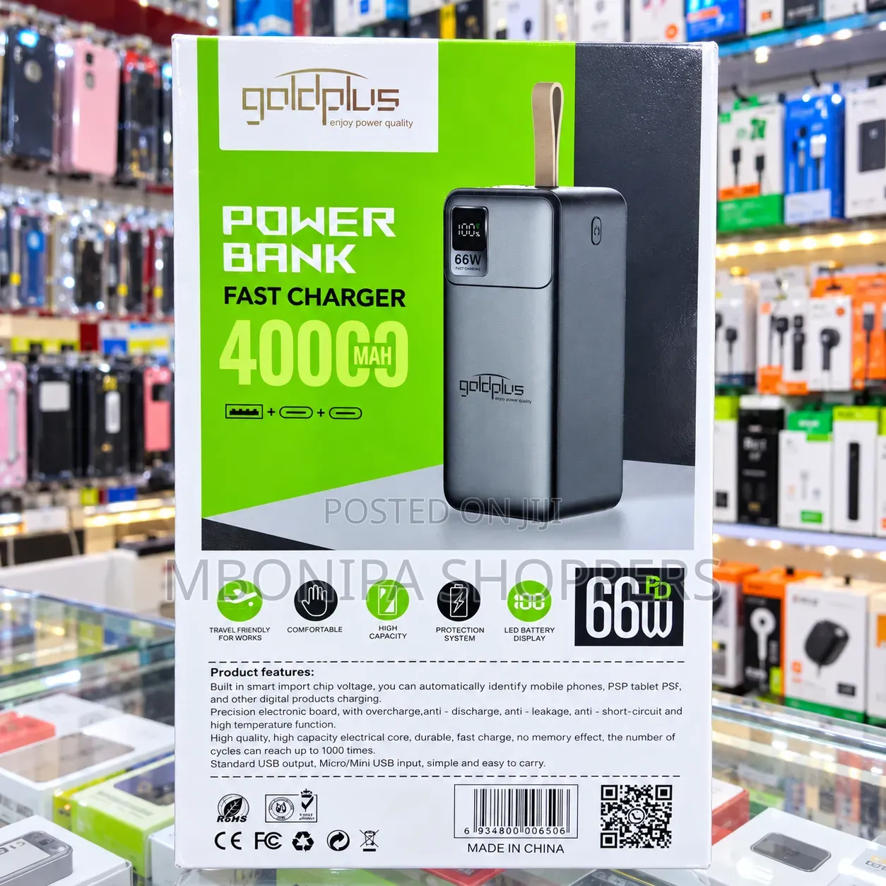 40000MAh 66W PD Super Fast Charging Power Banks