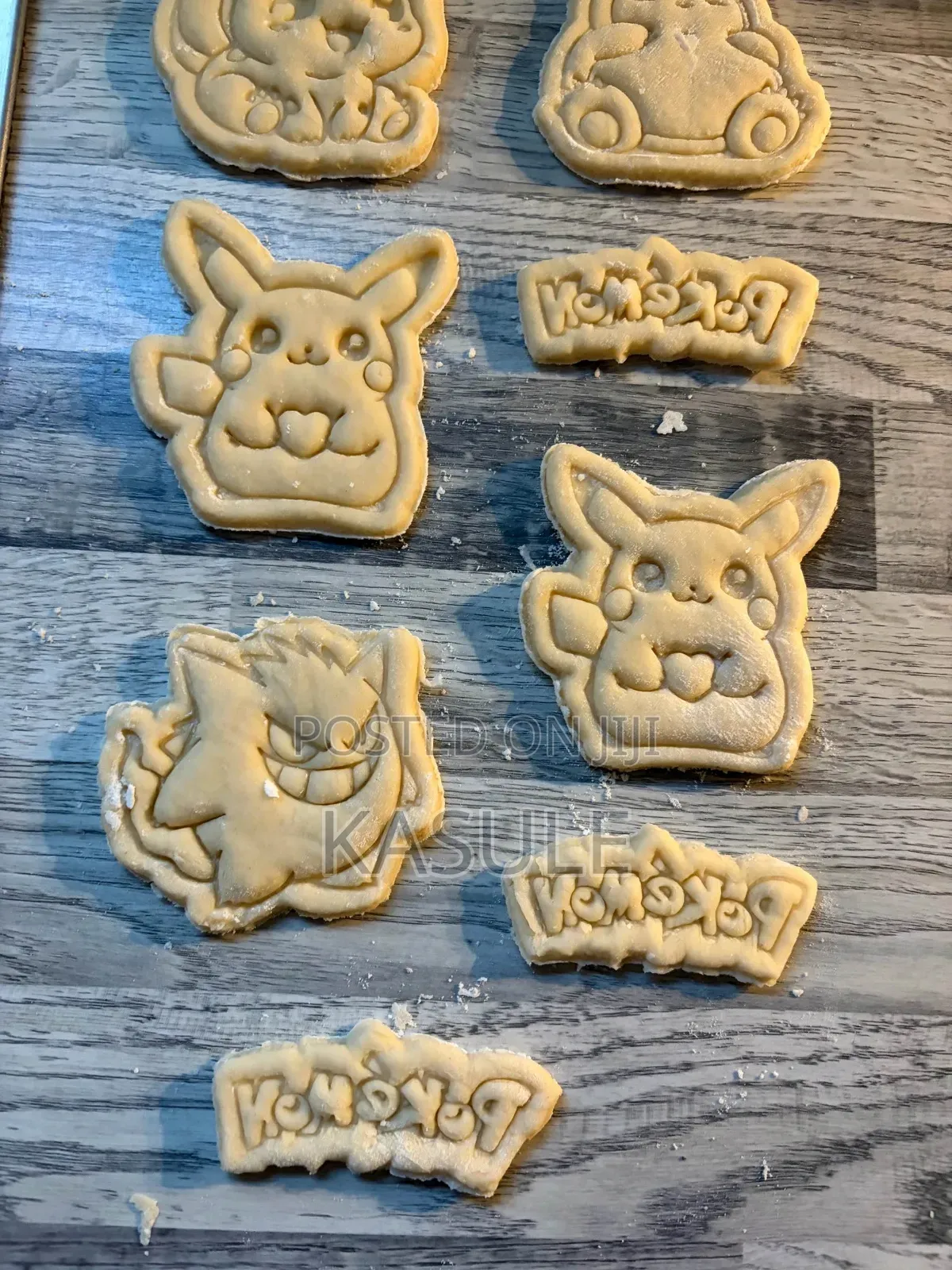 Pokémon Set – 3D Cookie and Playdough Cutters