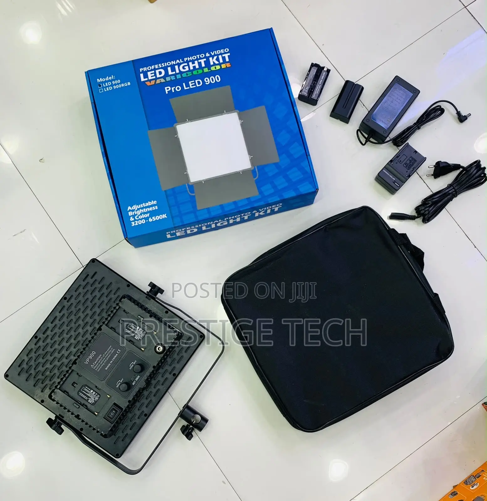 Pro Led 900 Professional Photo Video Led Light Kit With Battery