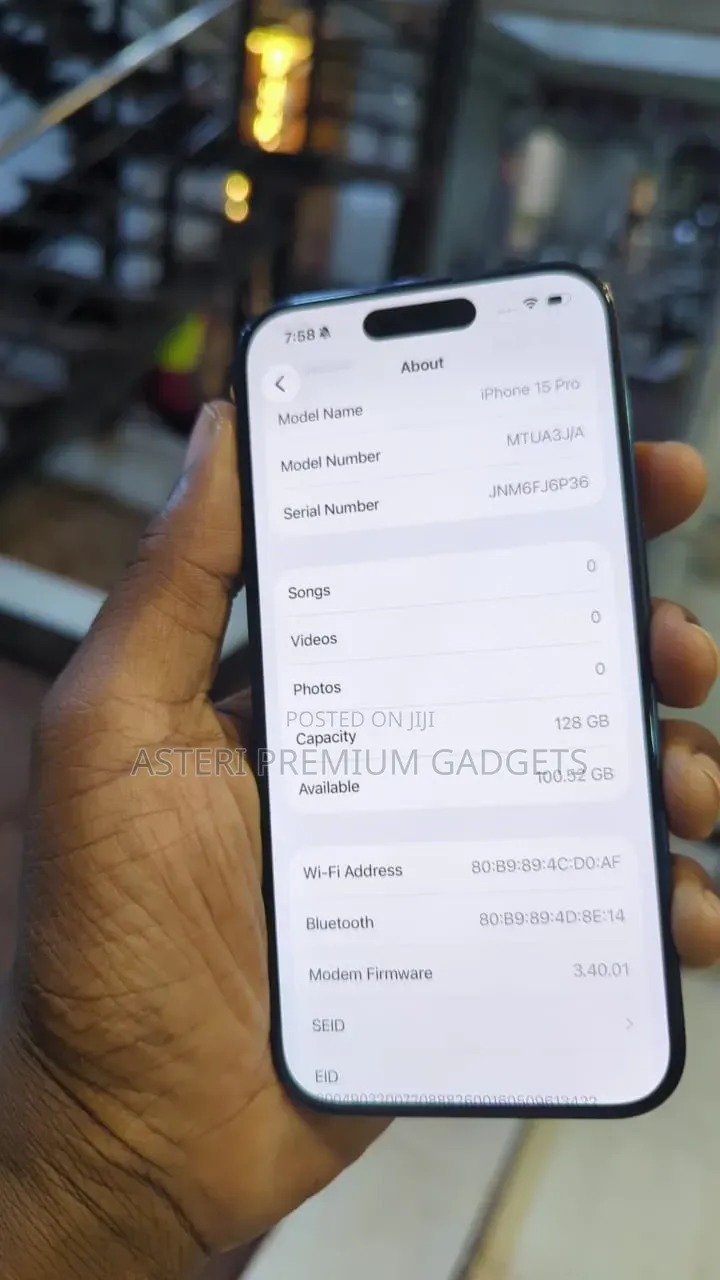 Apple iPhone 15 Pro 128 GB Blue